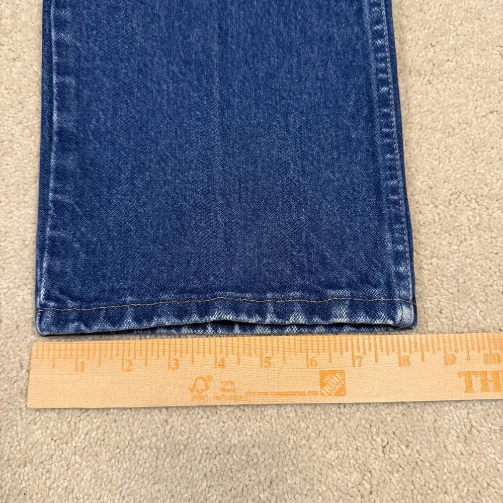 Wrangler Original Fit Cowboy Cut Men's 40x32 13MWZ Rigid Indigo Med Wash Western - Picture 8 of 8